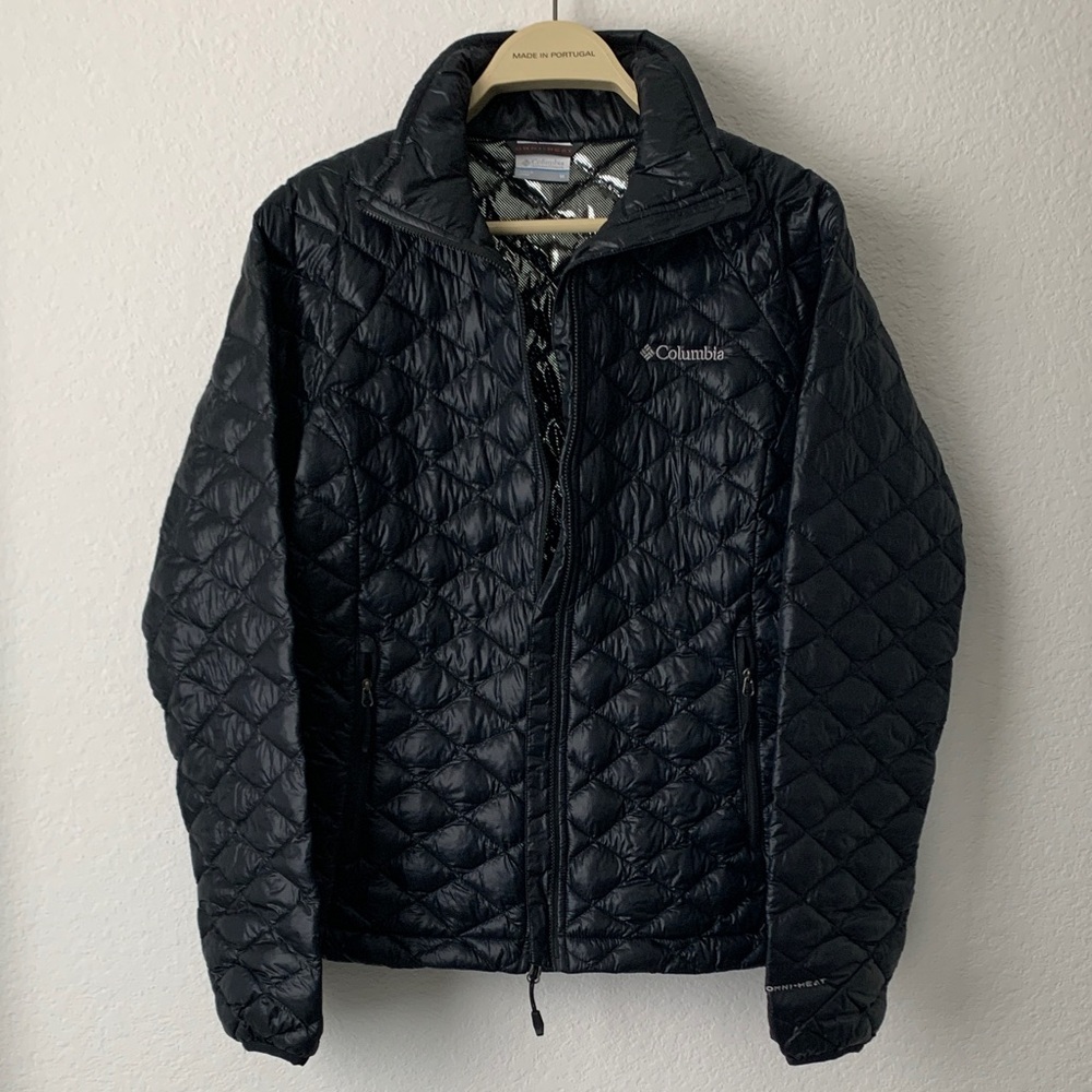 Columbia Women's Black Quilted Bomber Jacket